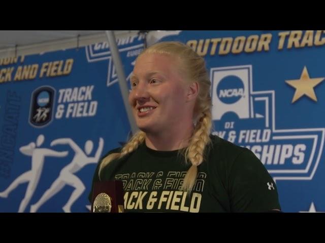 CSU T&F: Mya Lesnar Post NCAA Nationals