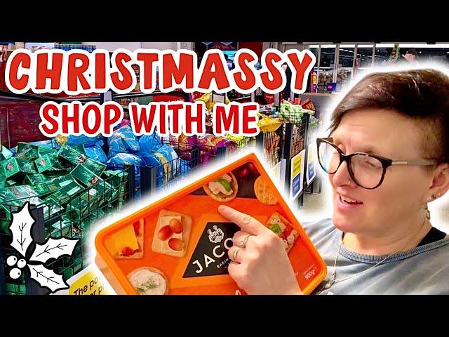 ** HUGE CHRISTMASSY Shop With Me ** | Christmas Aisle Tour & BIG Grocery HAUL | ASDA, TESCO & ALDI