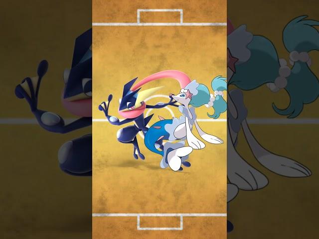 Greninja vs water type Pokemons #pokemon #pokemonbattle #shorts