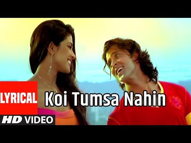 Koi Tumsa Nahin Lyrical Video Song | Krrish |Sonu Nigam,Shreya Ghosal|Hrithik Roshan,Priyanka Chopra