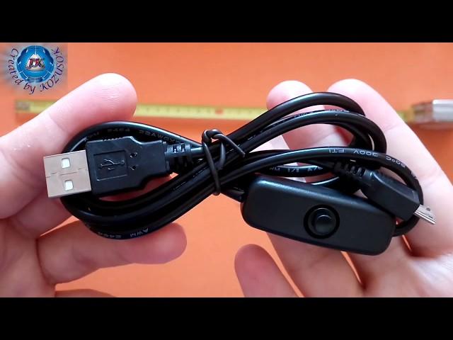 Micro USB Cable Power Charging Cable ON/OFF Switch For Raspberry Pi 3/2/B-Gearbest.com