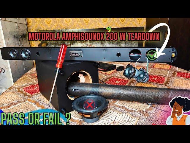 Motorola AmphisoundX 200W 2.1 Sound System Teardown | What is inside #teardown #Motorola200W 