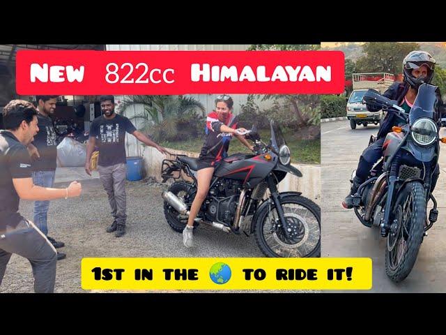 Exclusive ride on new 822cc Super  Himalayan!