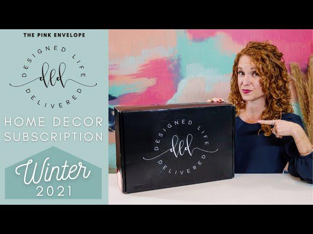 Designed Life Delivered Winter 2021 *NEW* | Upscale Home Decor Subscription Box | I am Impressed!