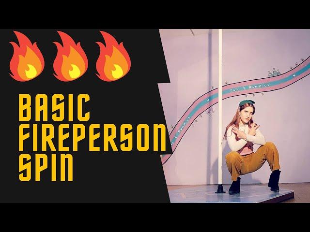 Basic Fireman Spin Tutorial  #firemanspintutorial #basicfiremanspin #poledancing #neverforget