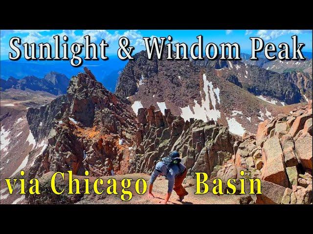 Sunlight & Windom Peaks Via Chicago Basin, Colorado 14ers [4K UHD]