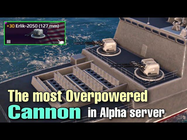 Modern Warships: ERLIK-2050(127 mm) The most OP Cannon.. in Alpha server