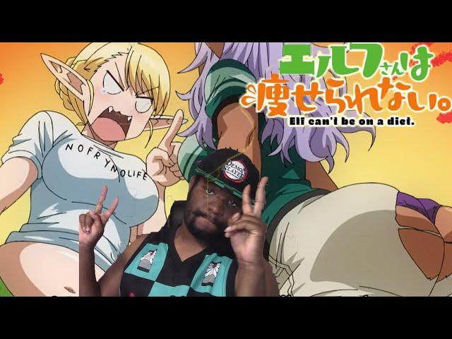 Booty Vs Belly Elf-san wa Yaserarenai. (Plus-Sized Elf)  Episode 2 Reaction