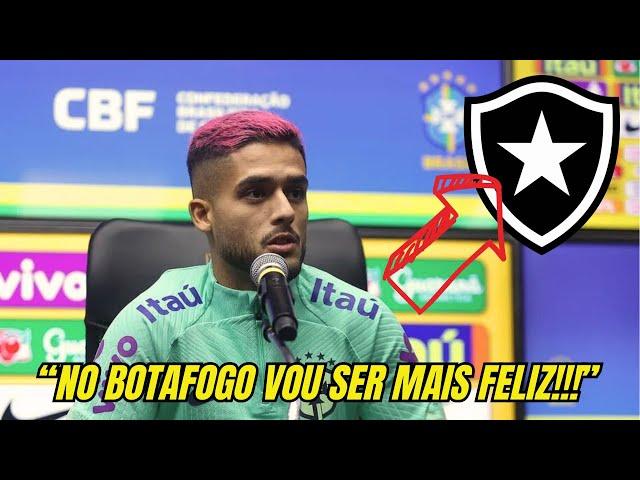 BOMBA!!! FECHOU ATÉ 2028!!! YAN COUTO É A NOVA PROMESSA BRASILEIRA DO BOTAFOGO! FOGÃO NOTÍCIAS HOJE!