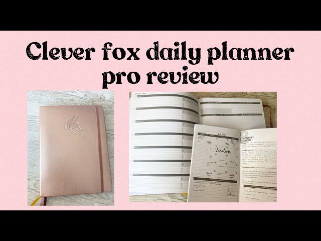 Clever fox daily planner pro review || AD ||
