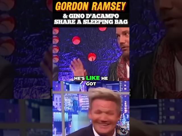 Gordon Ramsey & Gino D'Acampo share sleeping bag - Hilarious Viral Video