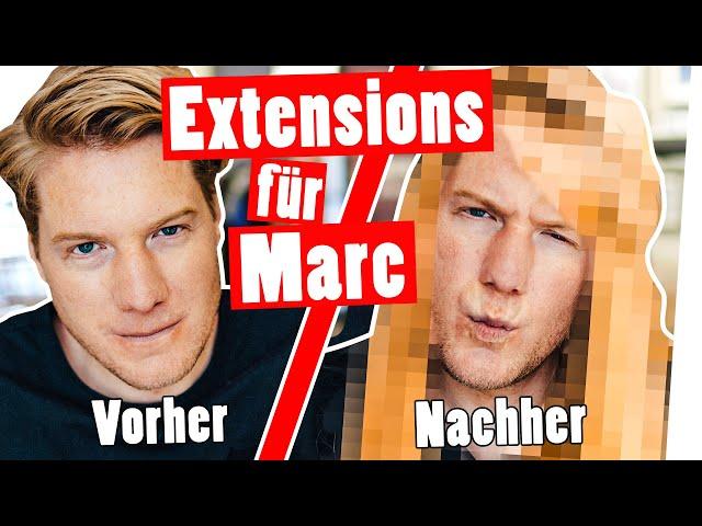 Extensions für Marc! WIE schrecklich wird das Umstyling aussehen? | Strafe || Das schaffst du nie!