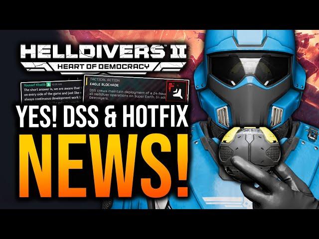Helldivers 2 - DSS Got An Upgrade! Hotfix News & Devs Respond!