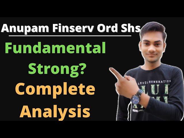 Anupam Finserv share latest news || Anupam Finserv share news || Stock Market Hill
