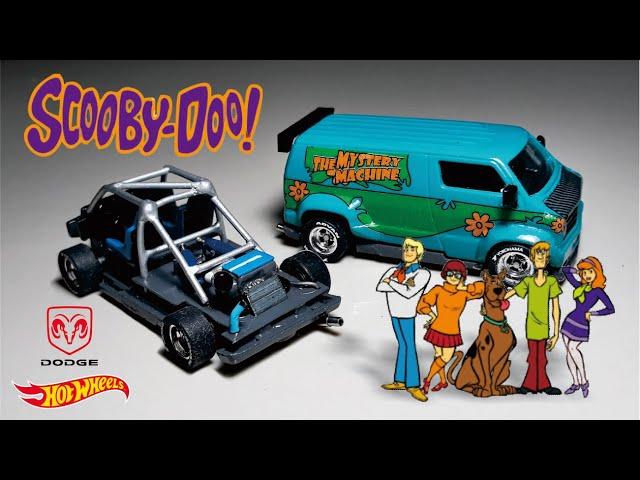 The Mistery Machine Scooby Doo | Custom '77 Dodge Van | Hotwheels Custom Diecast