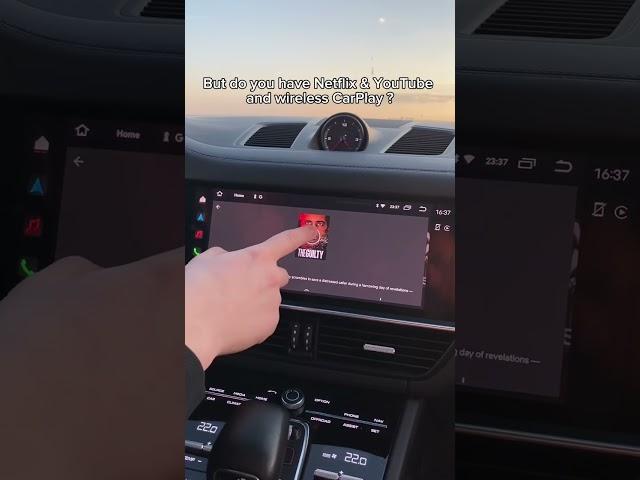 Install Netflix & YouTube in your car  #car #carplay #youtube #netflix #tech #viral #shorts