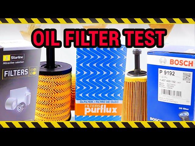 Bosch vs Purflux vs Starline - Oil Filter Comparison