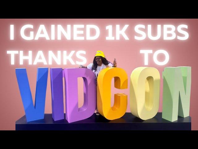 I GAINED 1K SUBS THANKS TO VIDCON #VidConAn24 #Vidcon #VidCon2024 #Gained1kSubs #YouTubeJourney