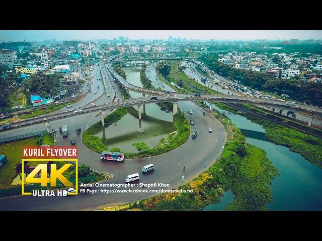 Kuril Flyover Dhaka Bird Eye View I Drone Media Bangladesh