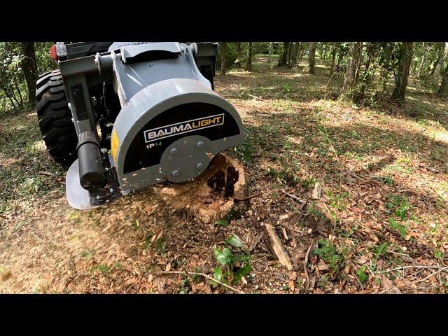 Customer In Action - 3 Point Hitch 1P14 Stump Grinder