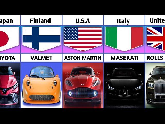 Car Brands By Country | Cars From Different Countries