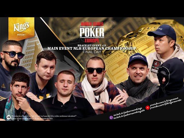  €1,5M for 1st! Final Table of €10.350 WSOP Europe NLH Main Event #13 | 2023