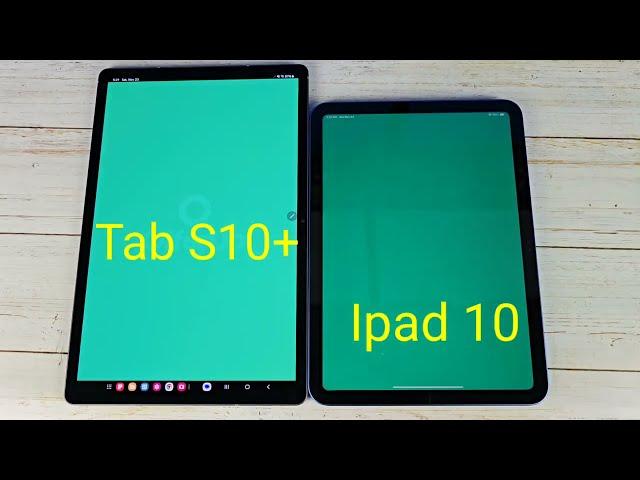 iPad 10 Vs Samsung Tab S10+ Speed Test Comparison