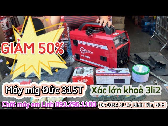 MUA NGAY CÓ HẠN GIẢM 50%MÁY HÀN MIG ĐỨC XÁC LỚN 315T ĐA NĂNG #mayhan #mayhanmig #wintech #kobe