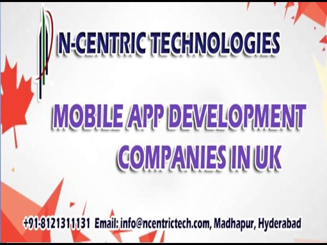 Mobile app development companies in uk