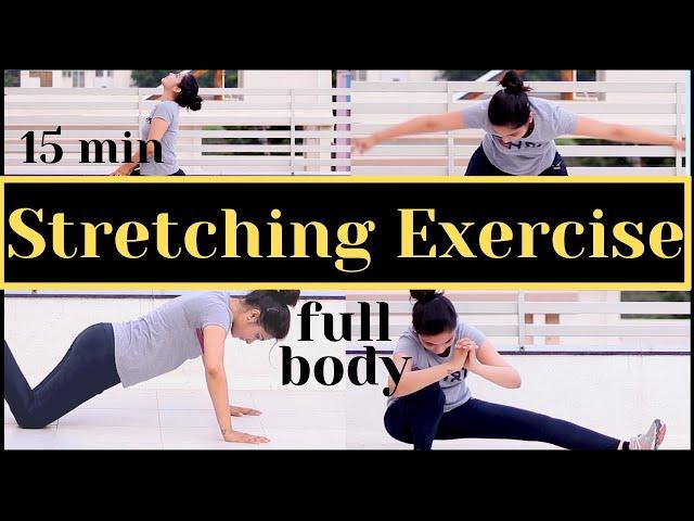 total body stretch - great for beginners [15 min] Quick & Effective WARM UP ROUTINE