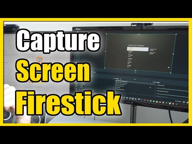 How to Capture Amazon Firestick with HDMI Video Capture Card with OBS (Easy Method)