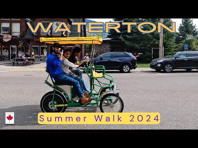 Waterton Lakes National Park: Walking thru the Downtown #waterton  #nationalpark #trendingvideo