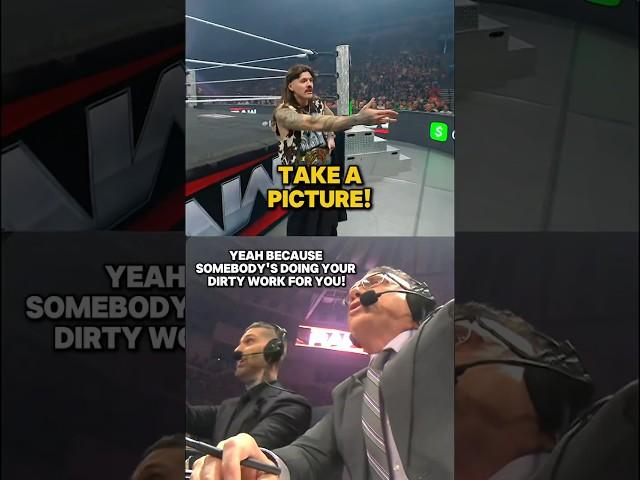 Michael Cole wasn't even talking about you, Dominik 