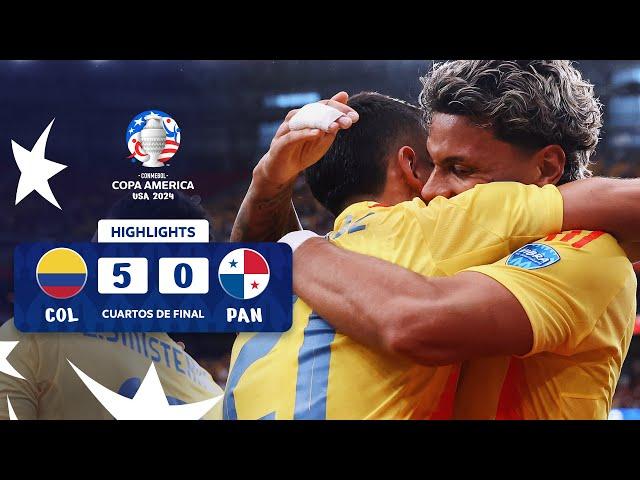 COLOMBIA 5-0 PANAMÁ | HIGHLIGHTS | CONMEBOL COPA AMÉRICA USA 2024™