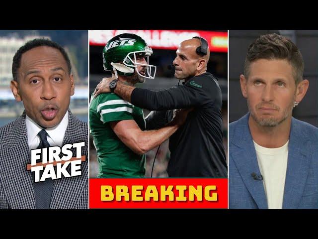 FIRST TAKE | Aaron Rodgers no longer has an excuse after Jets fire HC Robert Saleh - Dan Orlovsky