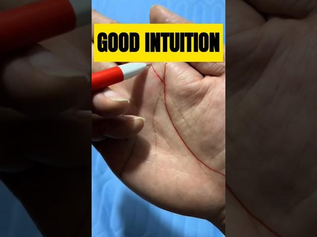Palmistry sign of a person with sharp intuition #palmistry #astrology
