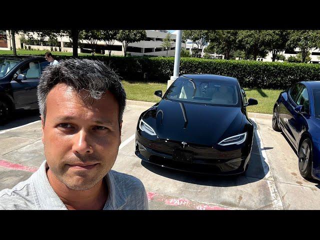 Picking up my Tesla Model S Plaid!