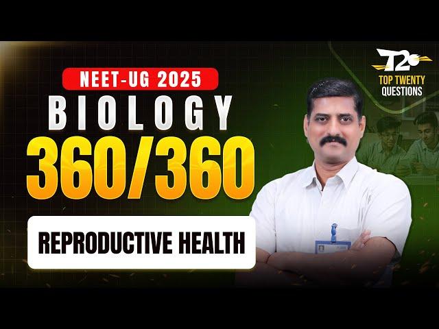 NEET 2025 Biology-20 Questions for REPRODUCTIVE HEALTH | ALLEN NEET