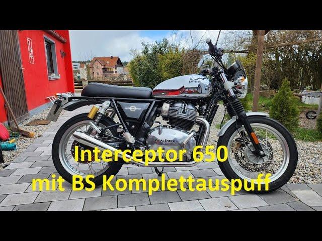 Royal Enfield Interceptor 650 mir BS Komplettanlage