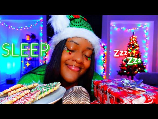 ASMR fall asleep in 20 minutes or less..(christmas eve TINGLES..)