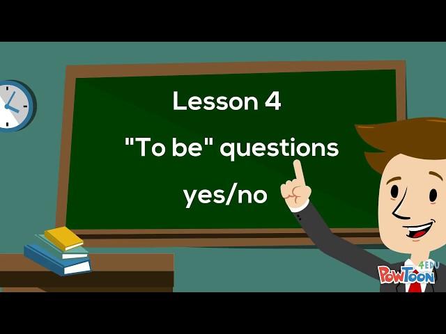 VERY, VERY BEGINNER LESSON 4 "To Be" Yes/No Simple Present Questions