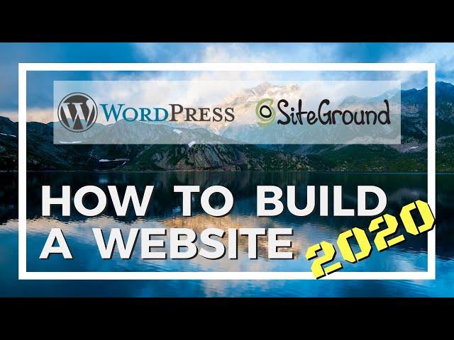 SiteGround WordPress Setup Tutorial For Beginners - New 2020 Interface