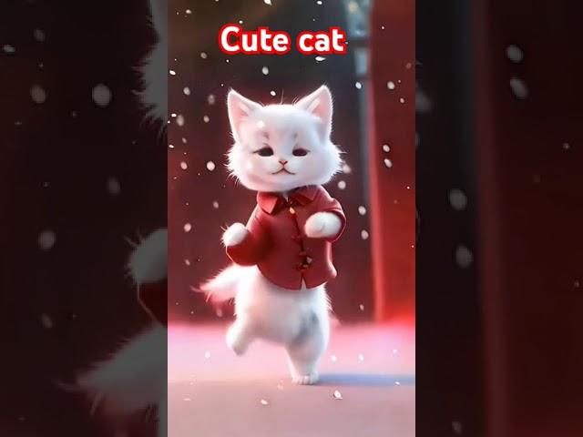 Cute cat dance #video #tranding #cartoon #cat dance #viral shorts