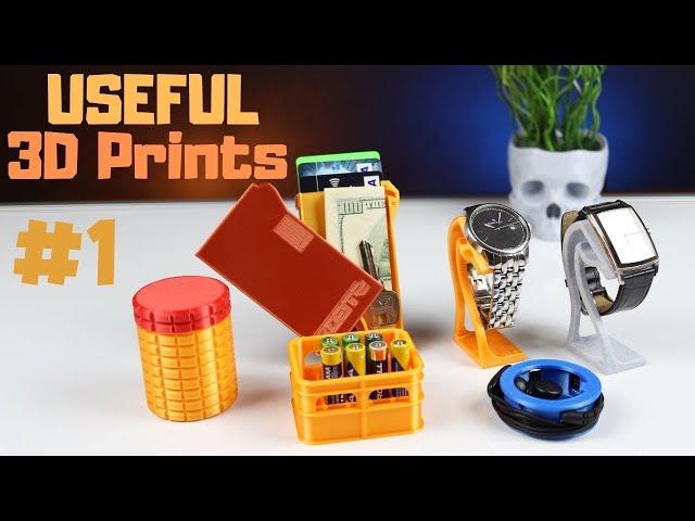USEFUL 3D Prints | 7 Functional 3D Printed Ideas #1