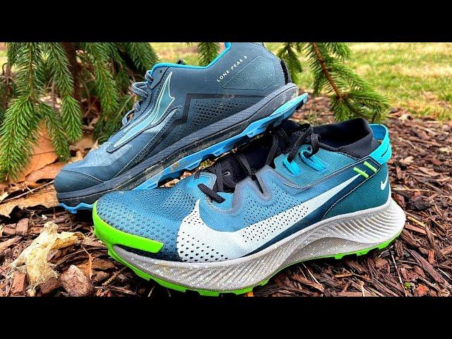 Nike Pegasus Trail 2 VS Altra Lone Peak 5.0 Teardown / Performance Review By Real Foot Doctor