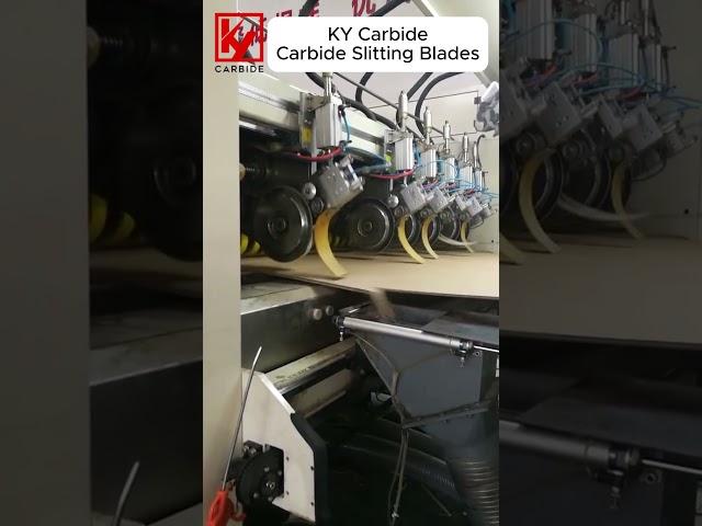 KY Carbide Circular Slitter Blades For Corrugated Cardboard