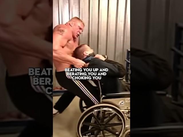 Brock Lesnar Pushed Zach Gowen Down A Flight Of Stairs