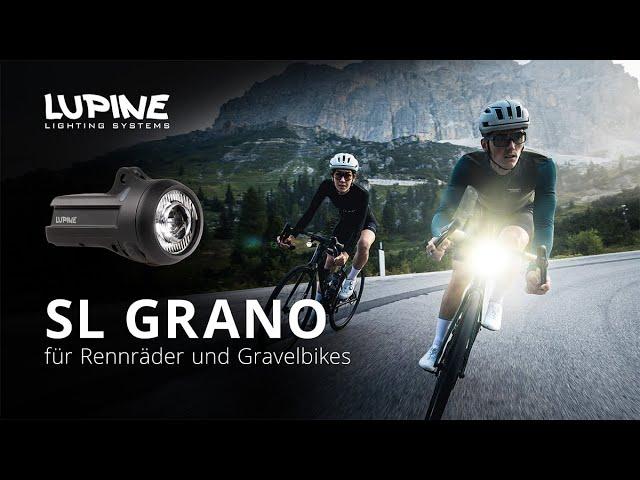 LUPINE SL GRANO: Starkes Akku-Frontlicht für Road- und Gravelbikes