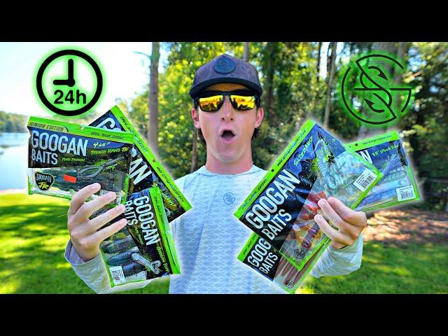 Fishing With ONLY Googan Baits For 24 Hours (Insane Results)