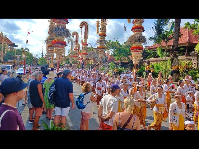 UBUD! BULE MEMBLUDAK MENYAKSIKKAN UPACARA MENDAK BAGIA UBUD BALI